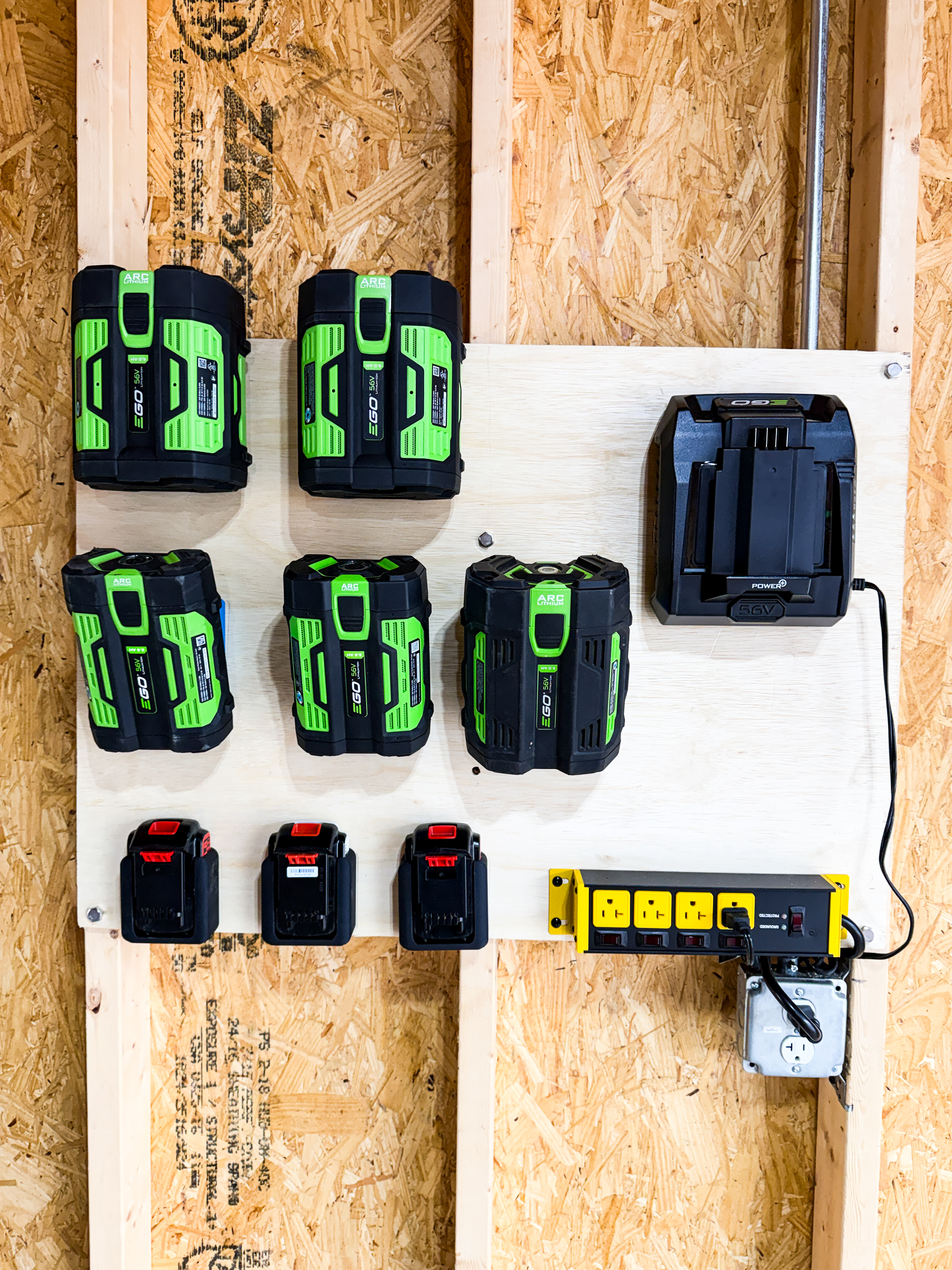 DIY Battery Wall Project